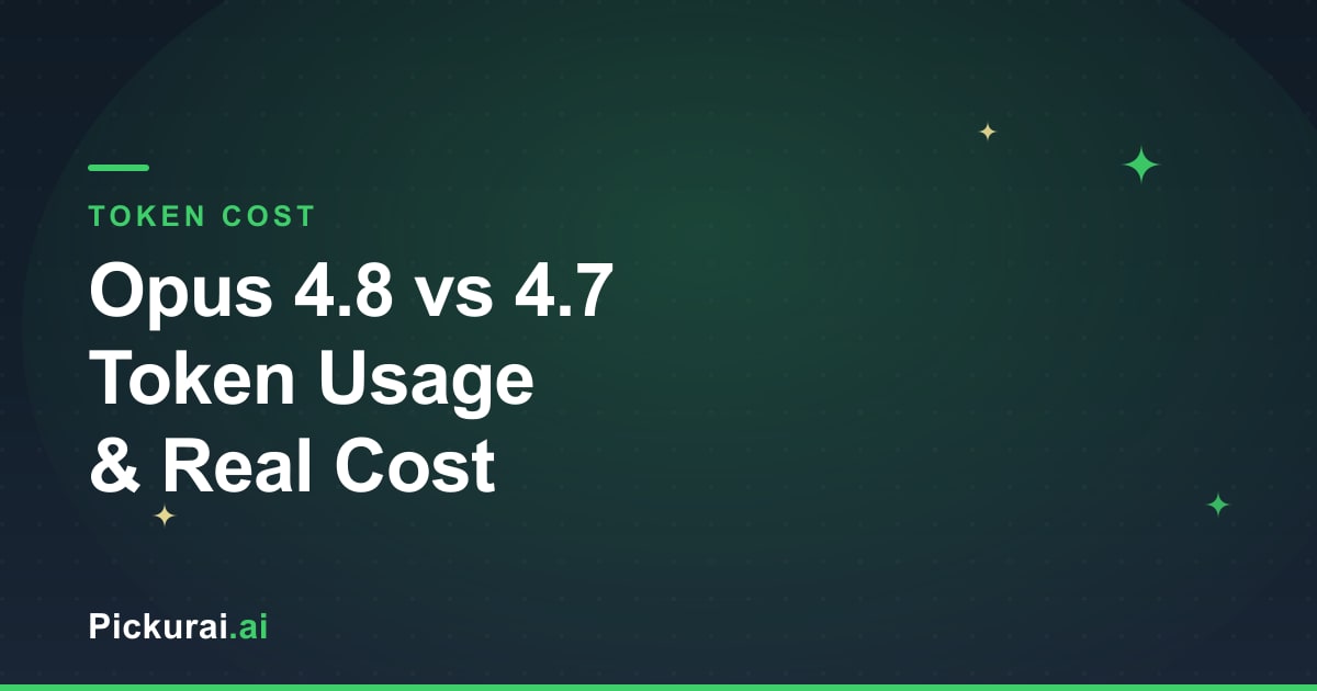 Claude Opus 4.8 token usage and cost compared with Opus 4.7