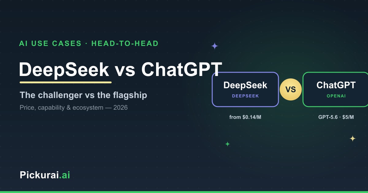 DeepSeek vs ChatGPT — the Chinese challenger against OpenAI's flagship, compared