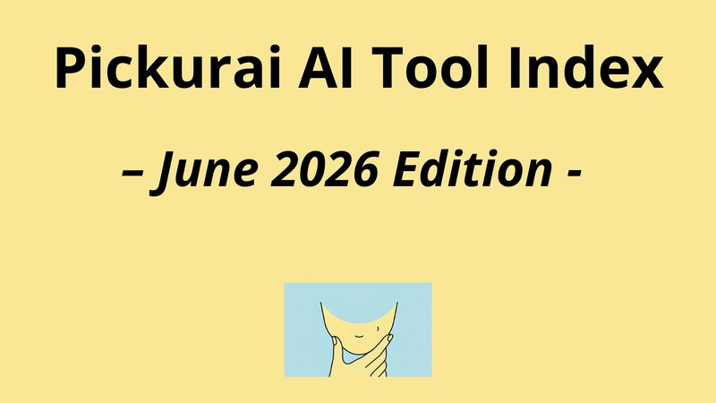 Pickurai AI Tool Index June 2026