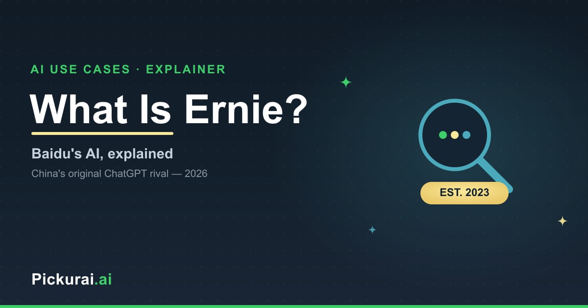 What is Ernie — Baidu's AI (Wenxin Yiyan) explained